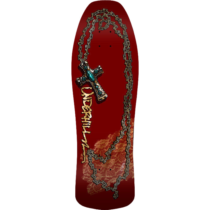 POWELL PERALTA reissue skateboard deck - Underhill Cross - Burgundy