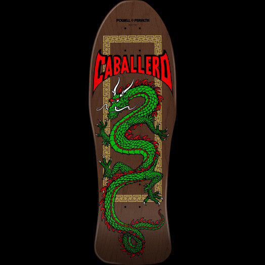 POWELL PERALTA reissue deck - Cab Chinese - Brown stain - 10.0