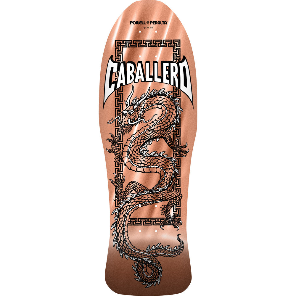 POWELL PERALTA Cab Chinese Dragon Reissue Deck - 10in - Copper/Foil