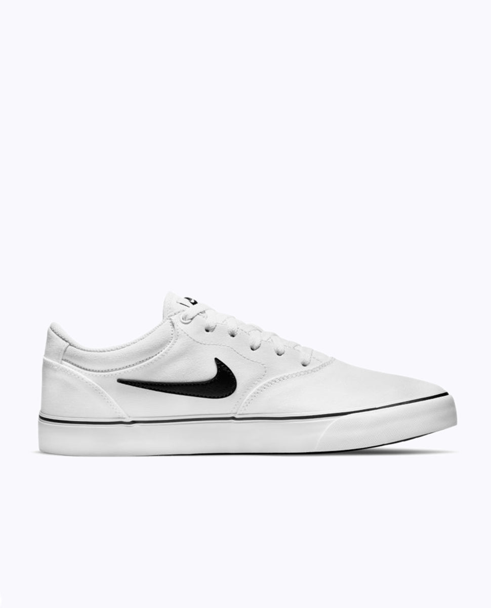 Nike SB Chron 2 Canvas shoes - White/White/Black