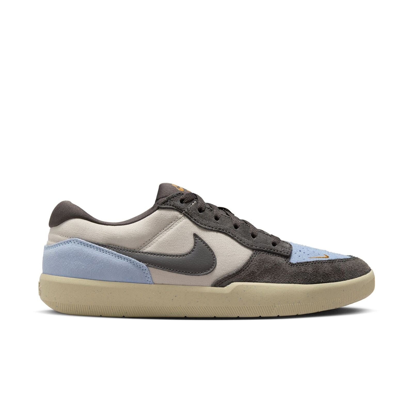 Nike SB Force 58 shoes - Light Orewood Brown/Psychic Blue/Flax/Medium Ash