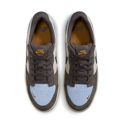 Nike SB Force 58 shoes - Light Orewood Brown/Psychic Blue/Flax/Medium Ash