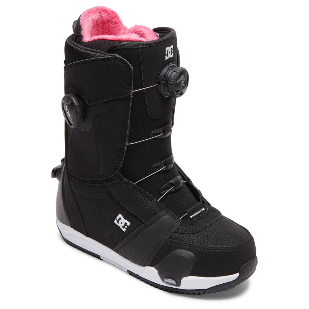 Dc Lotus Step On Boots Women Black/White/Black