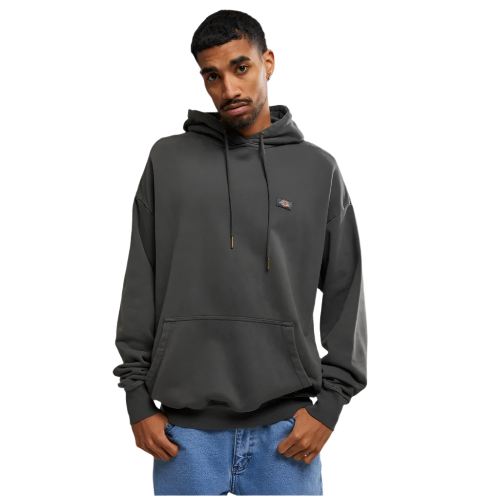 DICKIES Classic Label heavyweight oversized box fit hoodie Washed Gr STM Snow Surf Skate