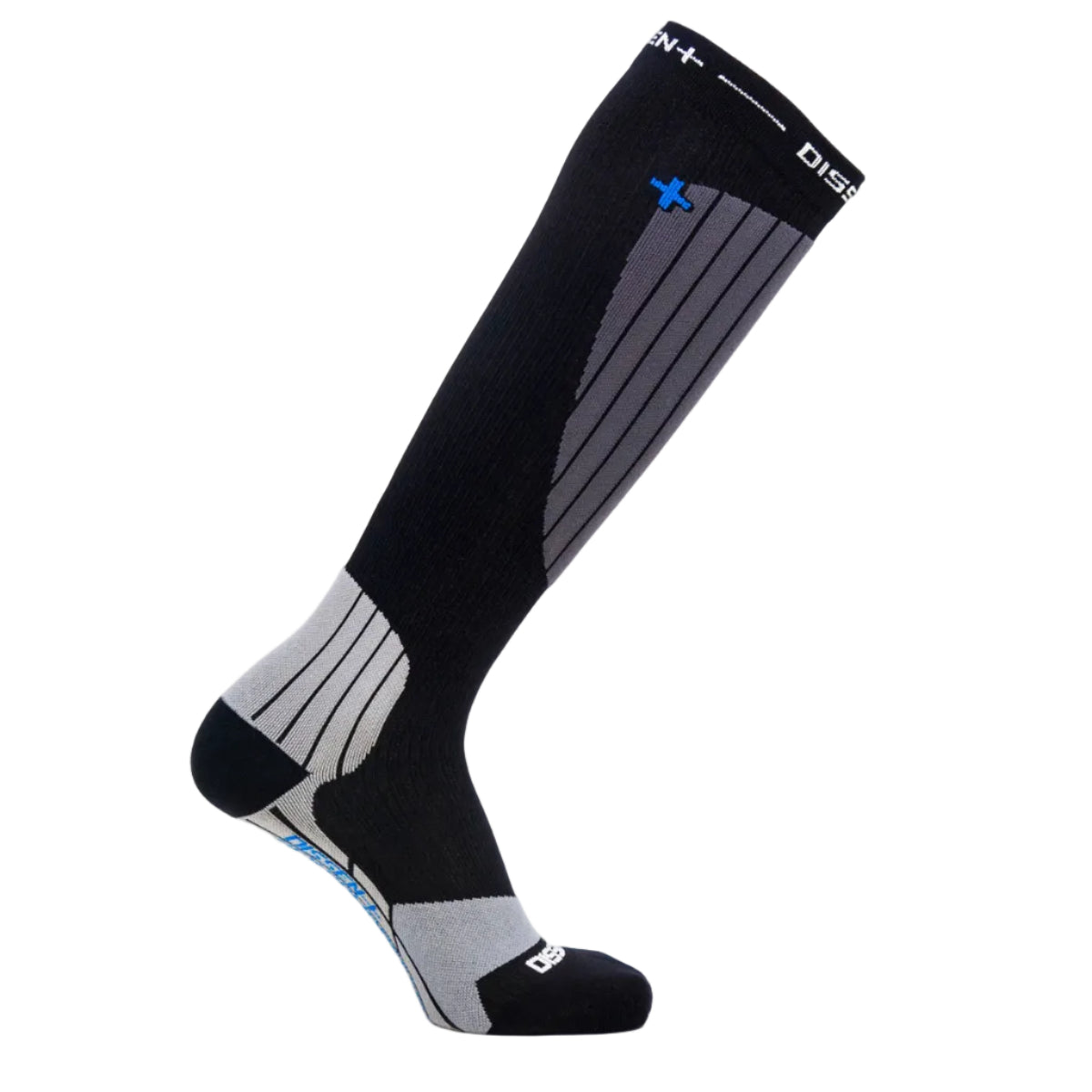 DISSENT Ski GFX Compression Hybrid Padded sock - Unisex - Black