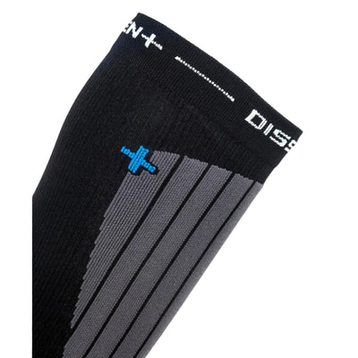 DISSENT Ski GFX Compression Hybrid Padded sock - Unisex - Black
