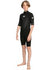 Quiksilver Prologue Back Zip Short Sleeve Boys Spring Suit -Black/Squale Blue