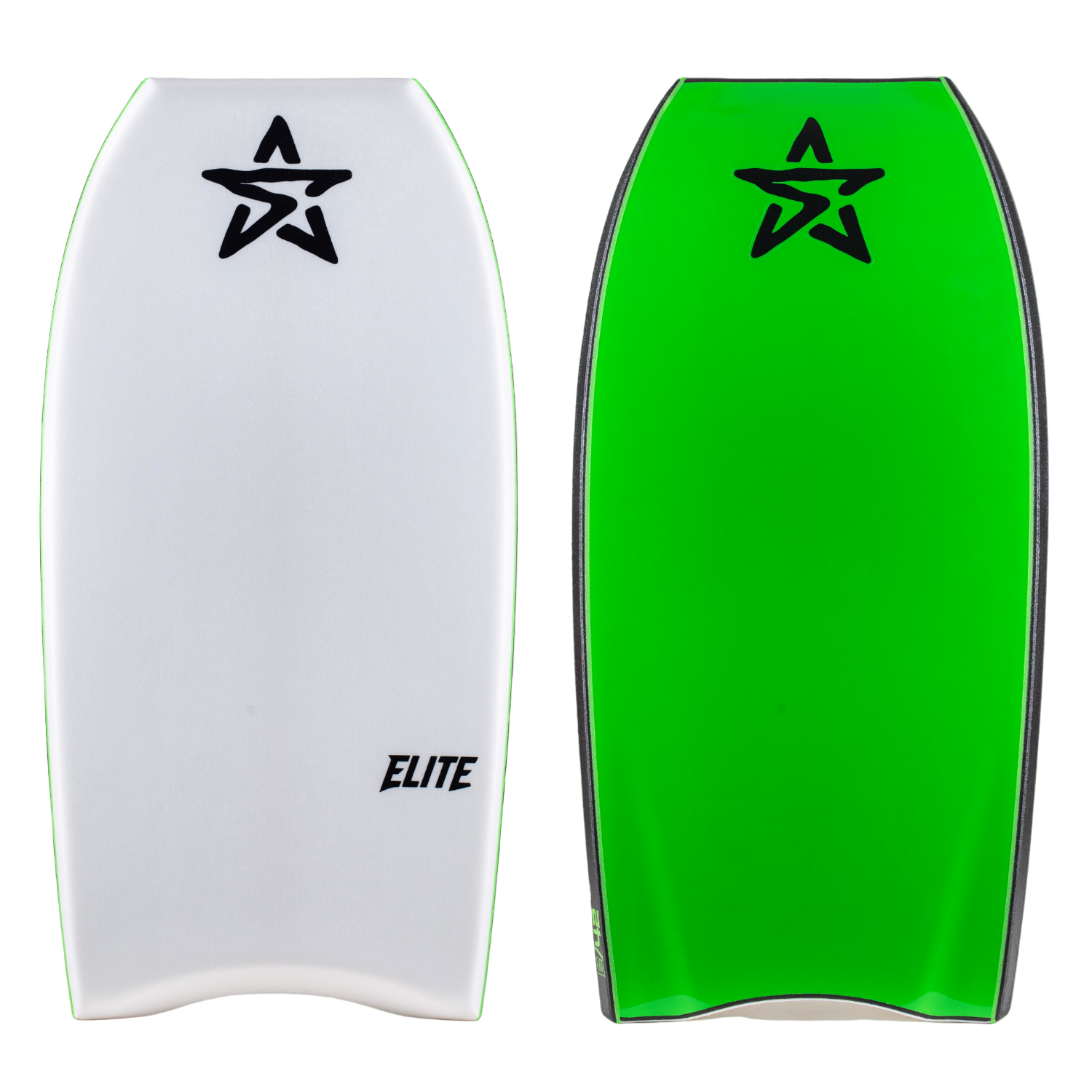 Stealth Elite 42 Bodyboard - White/Green - STM Snow Surf Skate