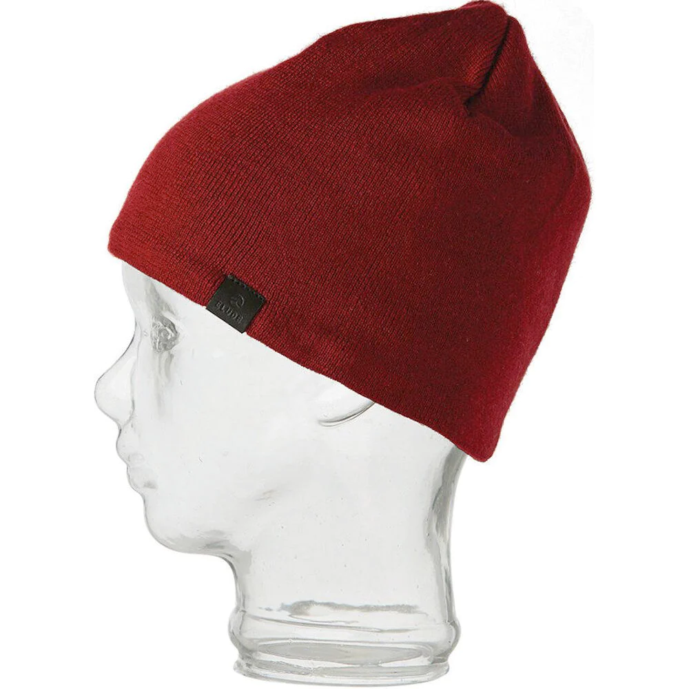 Elude Merino Solid Beanie - Rio Red