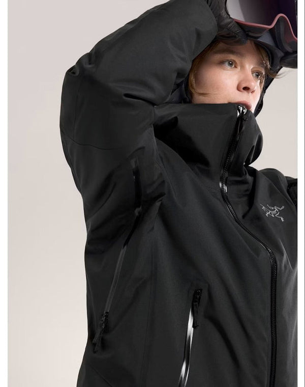 Arcteryx Sentinel Insulated Jacket Womens - Black - STM Snow Surf