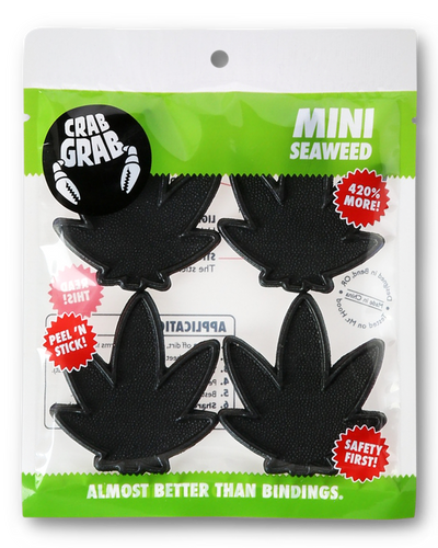 CRAB GRAB Mini Seaweed 4 pack - Black