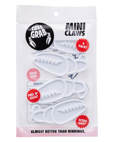 CRAB GRAB Mini Claws 4 pack - White