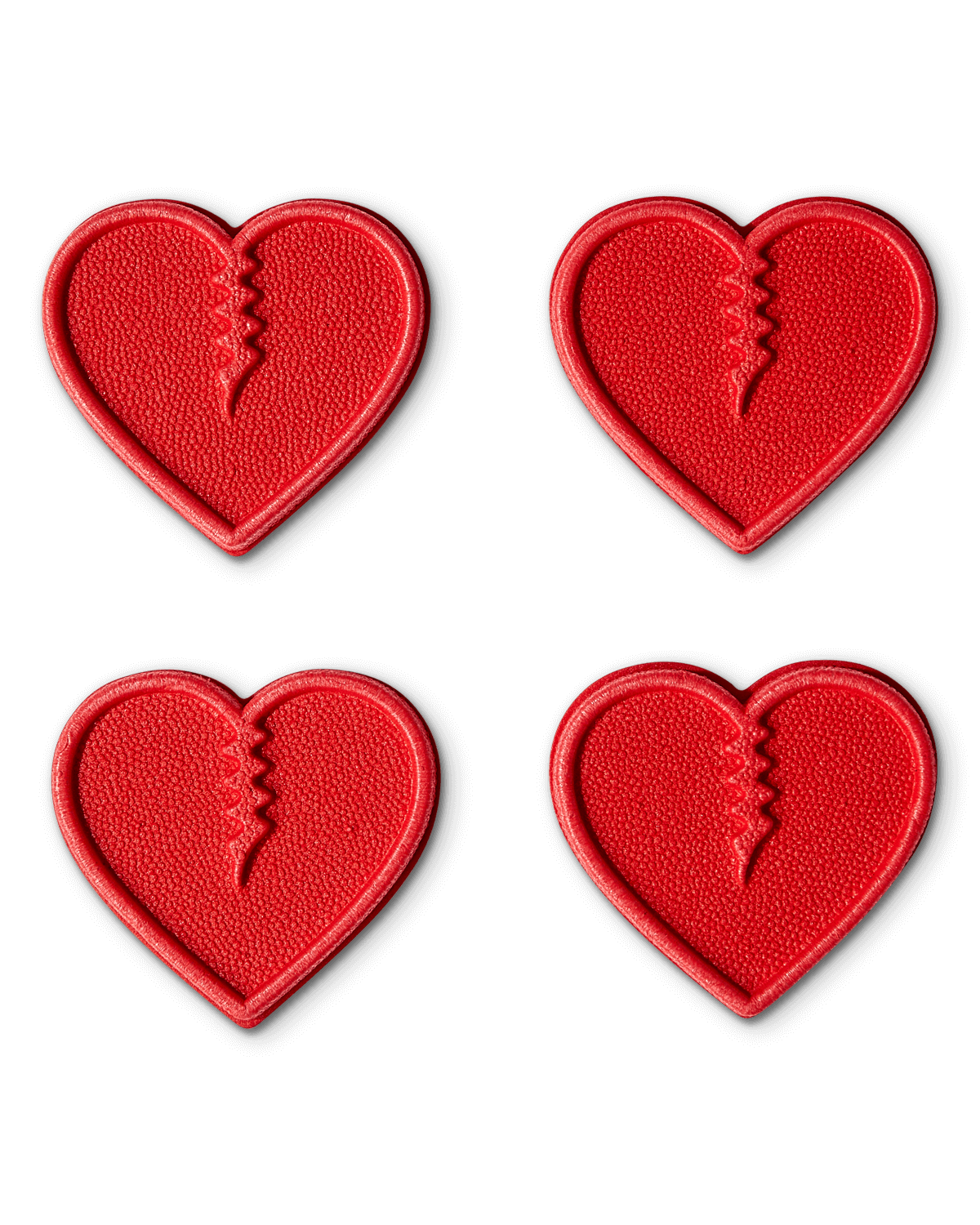 CRAB GRAB Mini Hearts 4 pack - Red