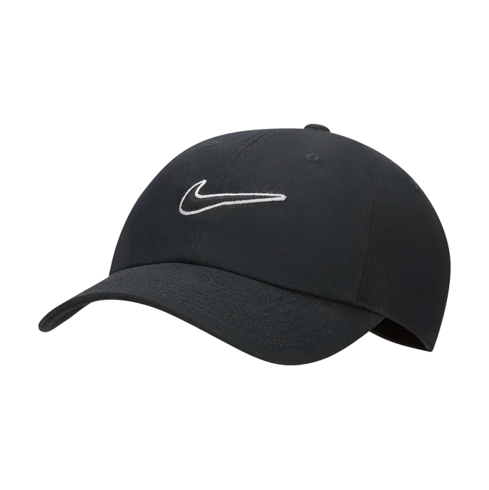 Nike Club Swoosh Strapback Cap - Black