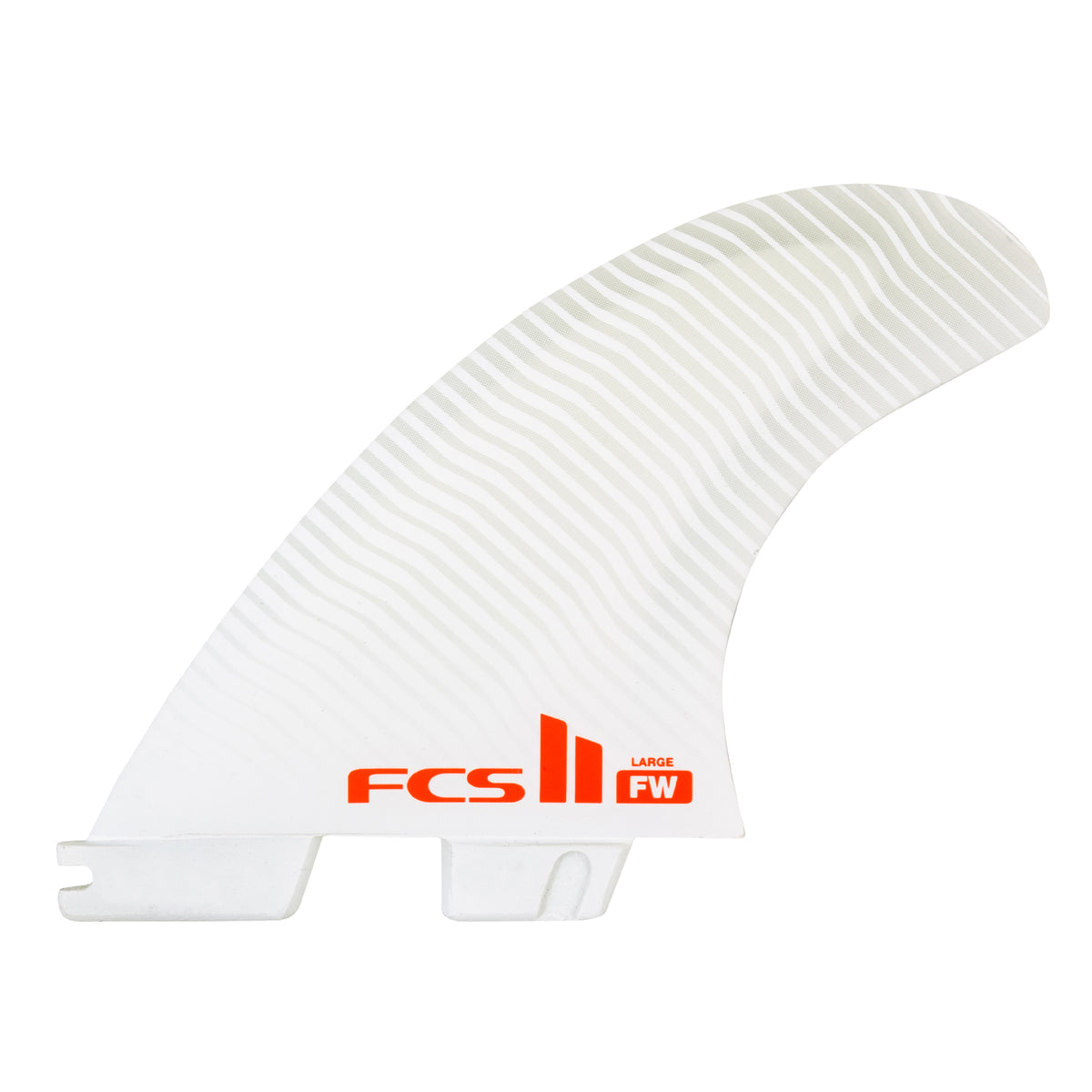 FCS II FW PC WhiteTri-Fins - Medium