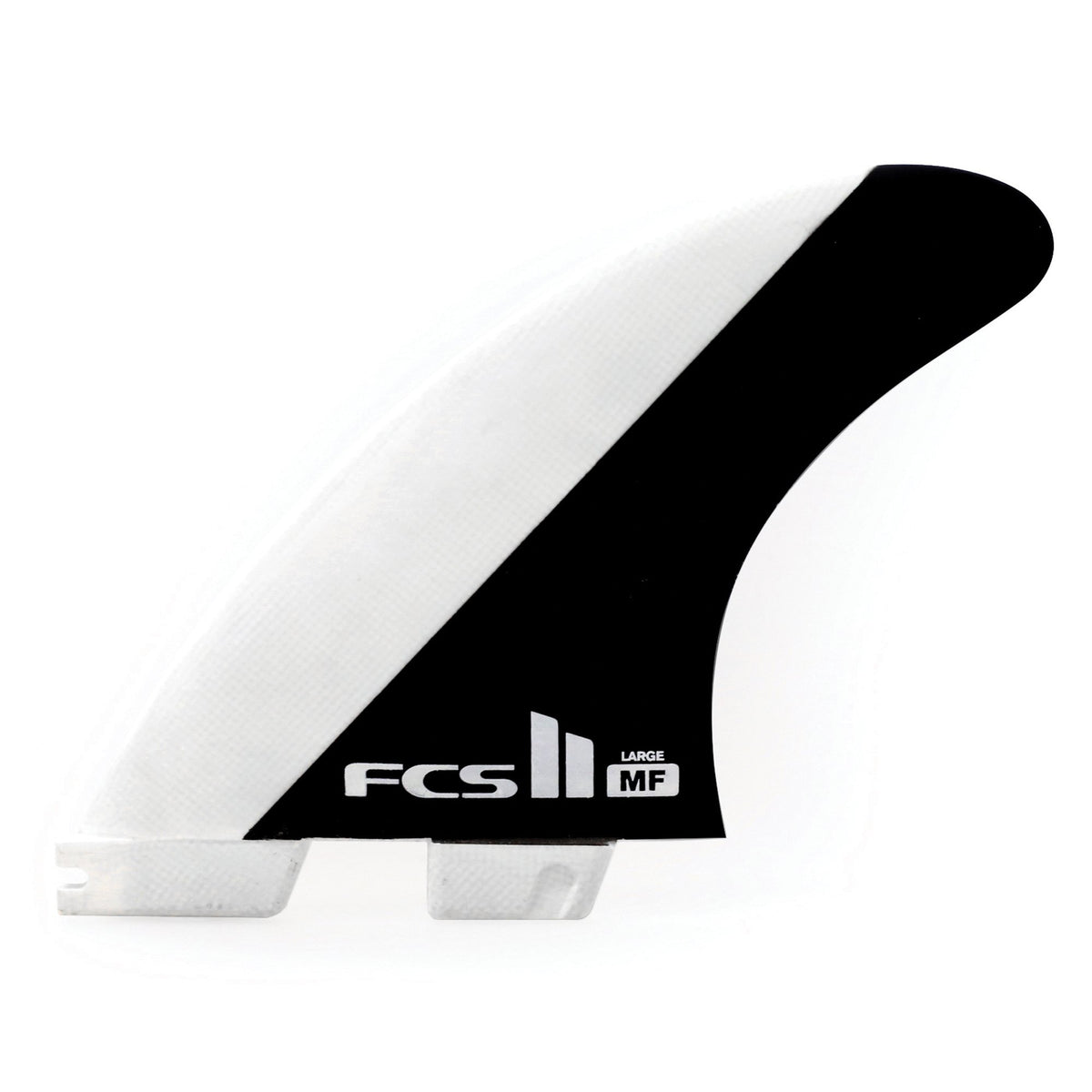 FCS II MF PC Black/White Tri Fins - Medium