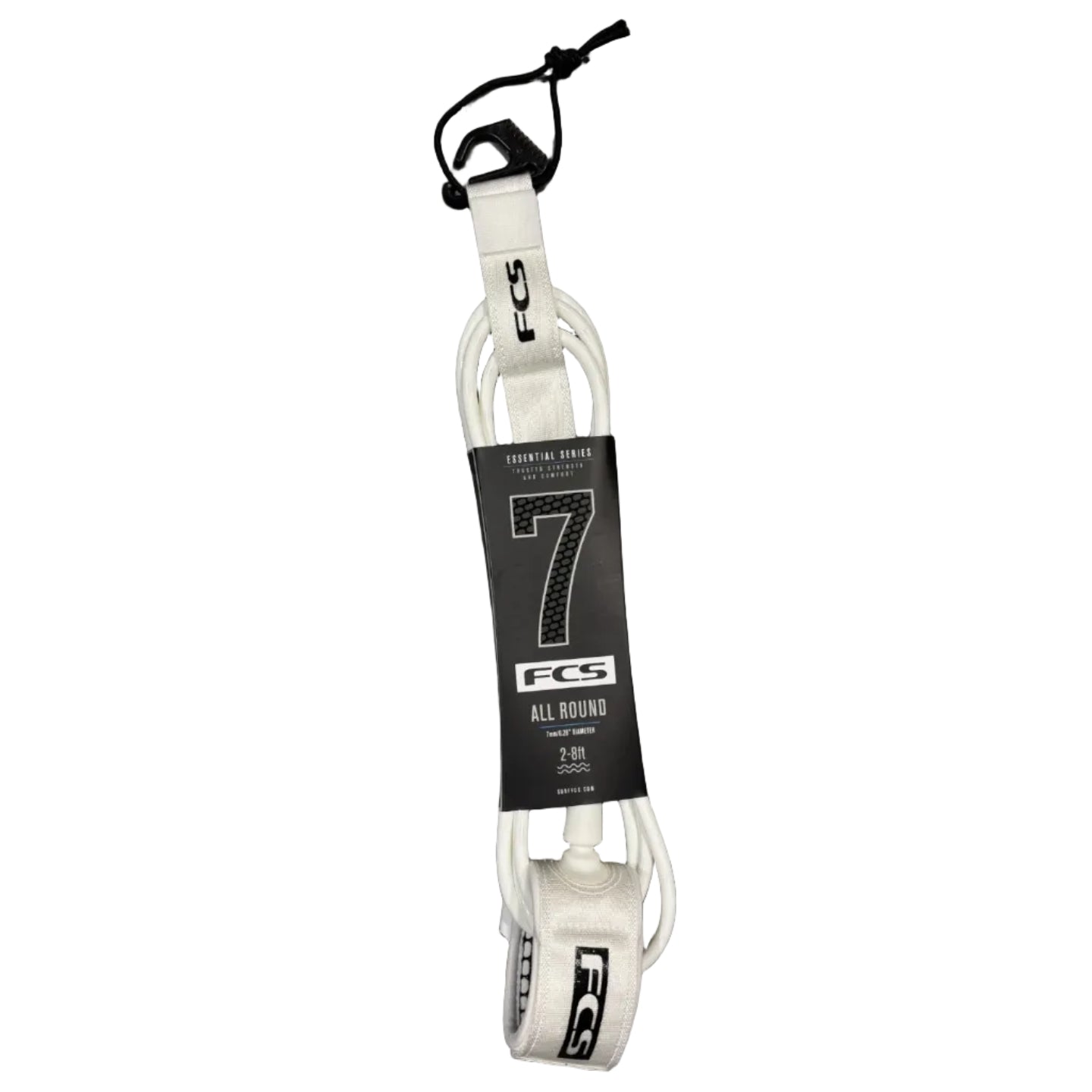 FCS 7ft All Round Essential Leash - White