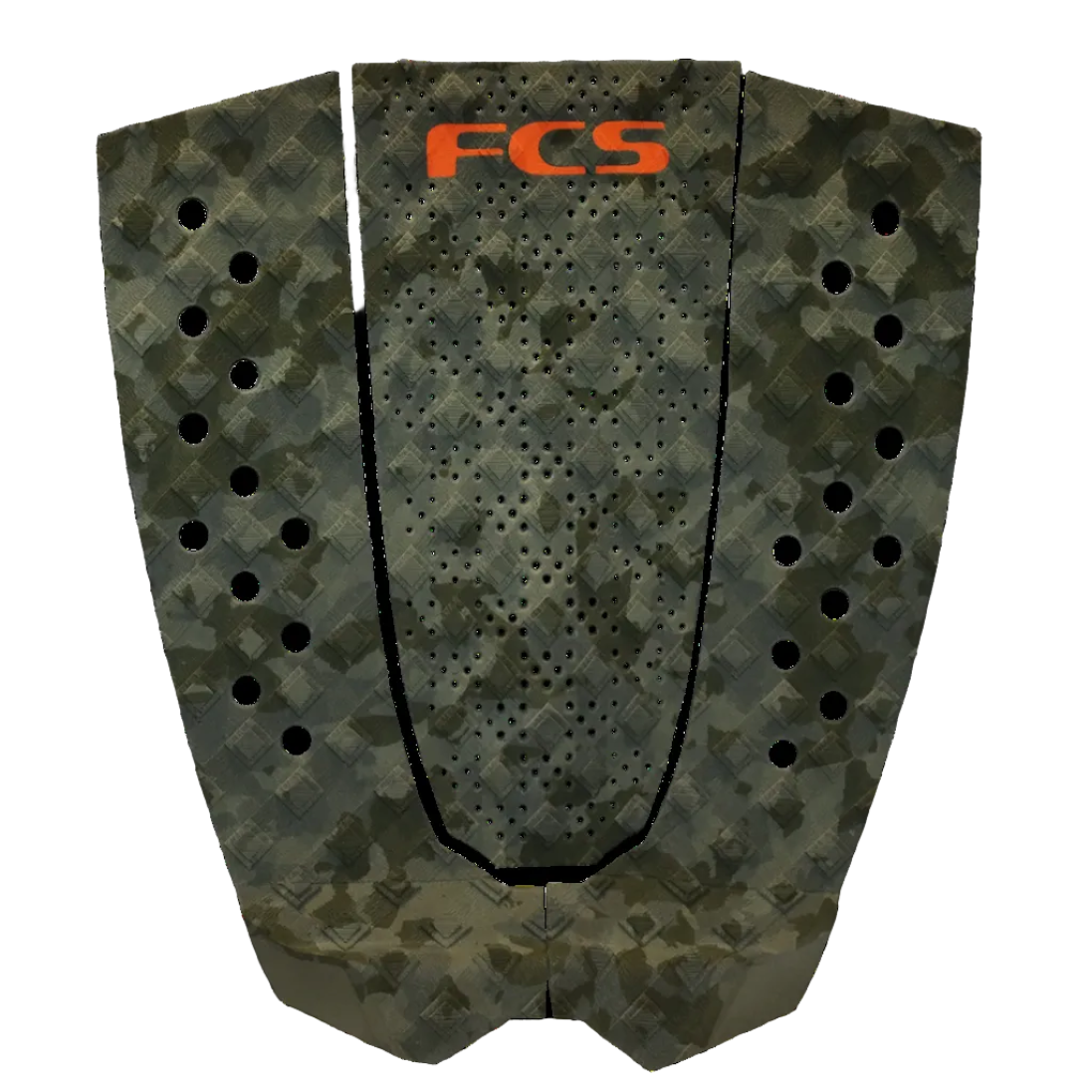 FCS T-3 Eco surfboard tail traction pad - Camo