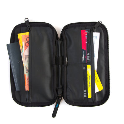 FCS Travel Wallet - Black