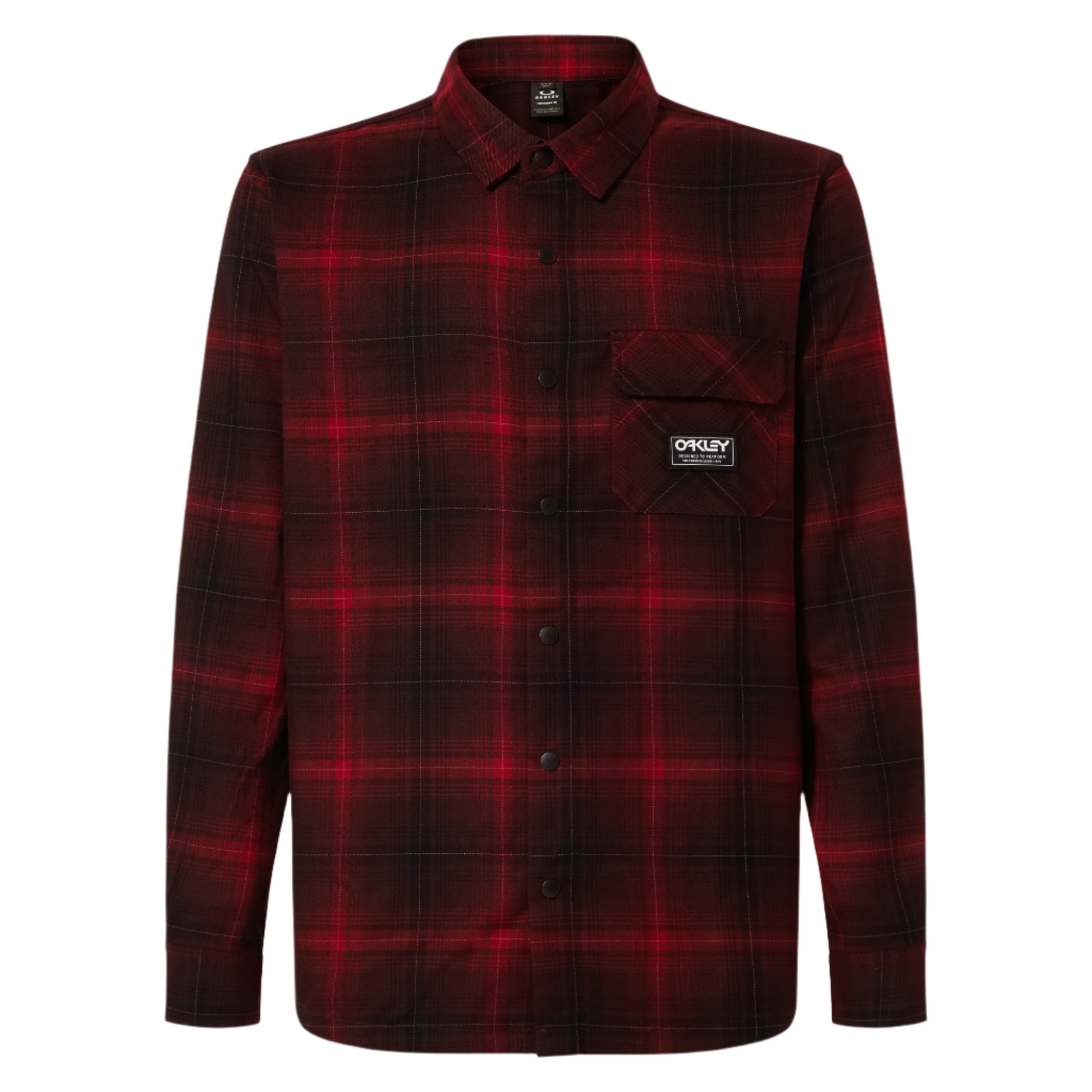 OAKLEY Butter Flannel shirt - Black/Grenache Check