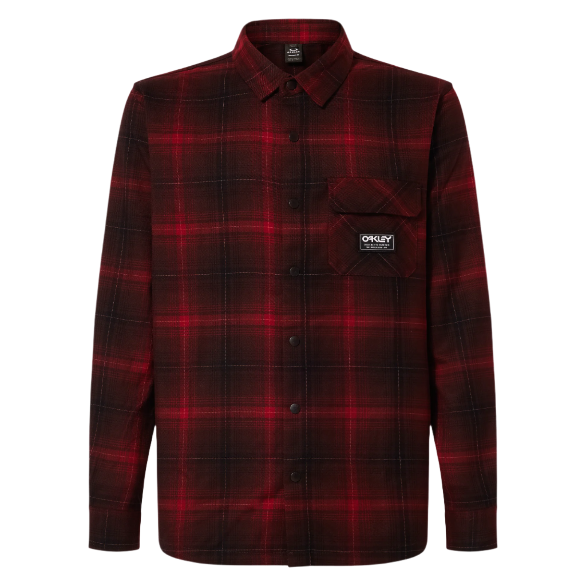 OAKLEY Butter Flannel shirt - Black/Grenache Check