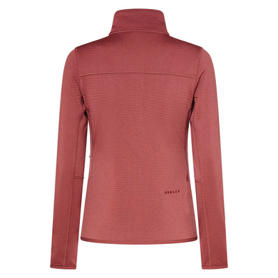 OAKLEY Canopy Full Zip Womens Sweatshirt - Rosewood