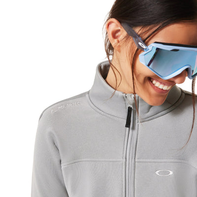 OAKLEY Canopy Full Zip Sweatshirt Women - Cement