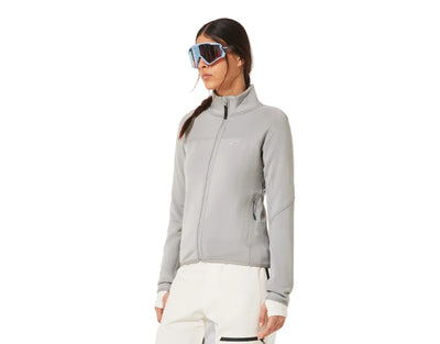 OAKLEY Canopy Full Zip Sweatshirt Women - Cement