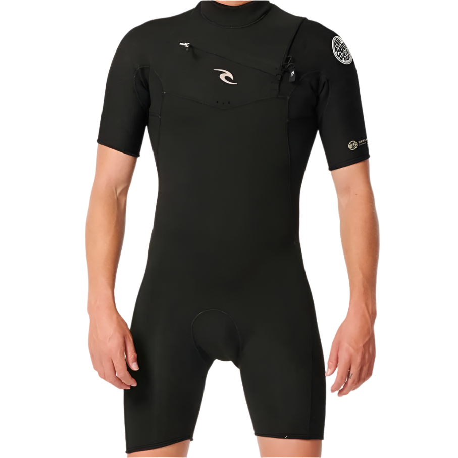 Rip Curl Dawn Patrol 2mm C/Z Springsuit - Mens - Black