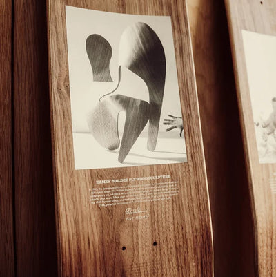 Globe x Eames skateboard deck - Plywood Sculpture - 8.0