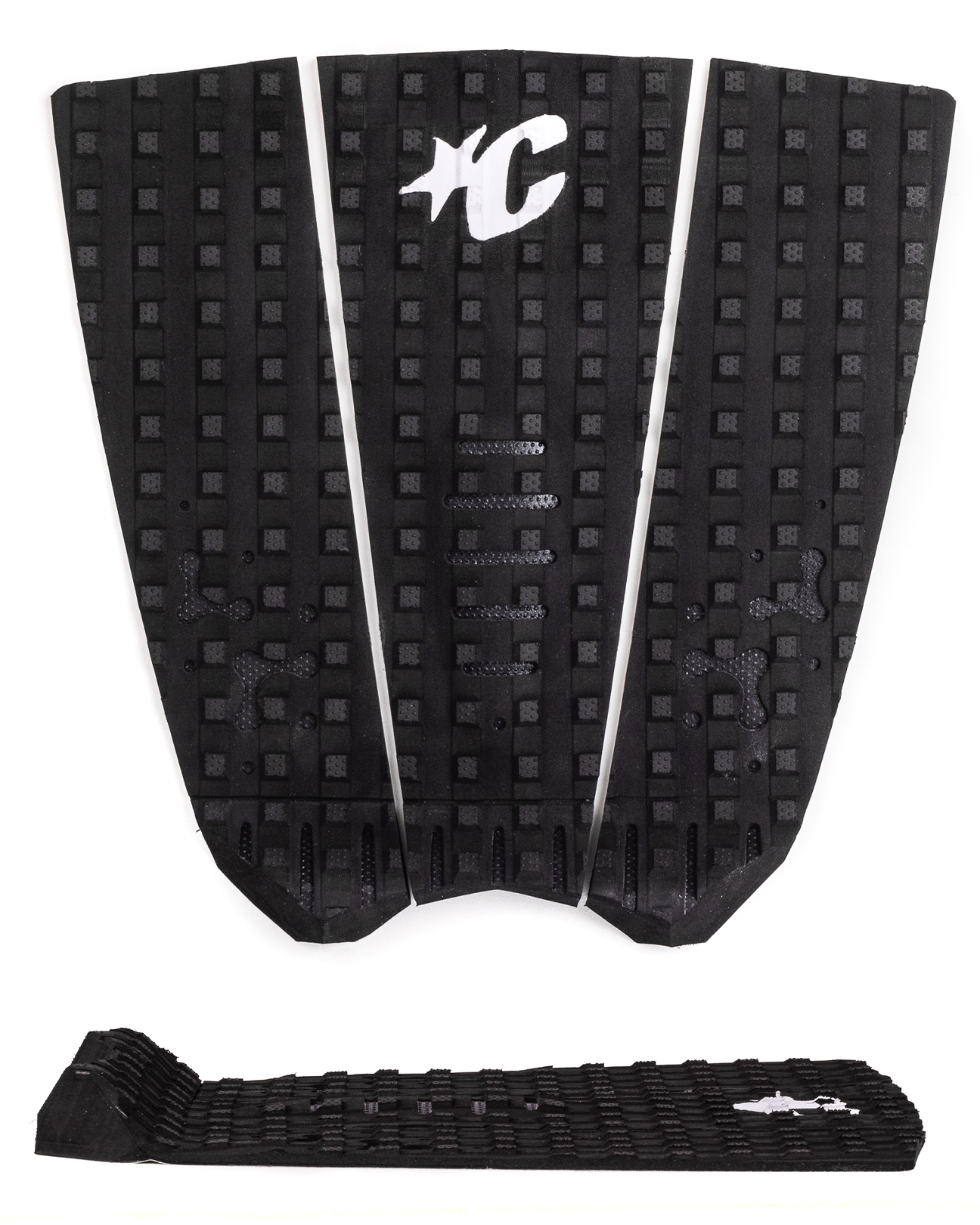 Creatures Mick Fanning Loc - Lite Ecopure surfboard tail traction pad - Black