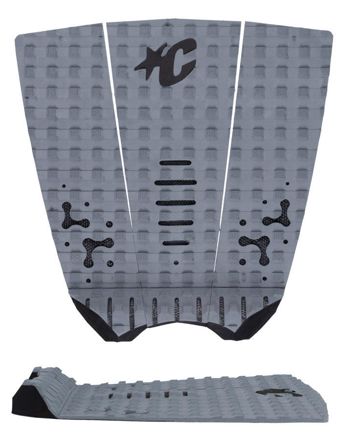 Creatures Mick Fanning Loc - Lite Ecopure surfboard tail traction pad - Titanium Black