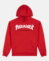 THRASHER Godzilla hood - Red