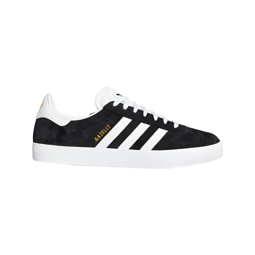 Adidas Gazelle ADV Shoes - Mens Black/White/Gold
