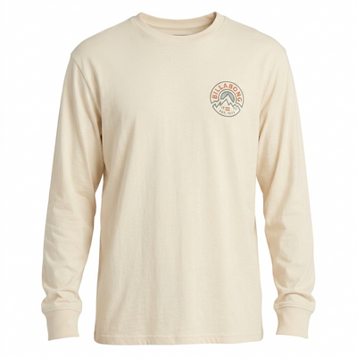 BILLABONG Rockies A/Div Premium Long Sleeve T-Shirt - Mens - Oatmeal