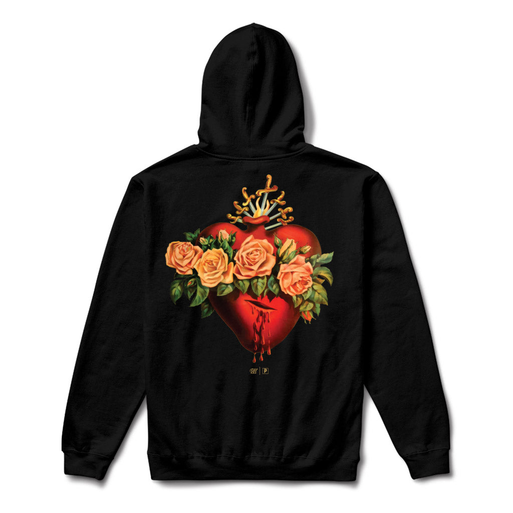 Primitive Heartbreaker Club Sacred Hooded Sweat - Black