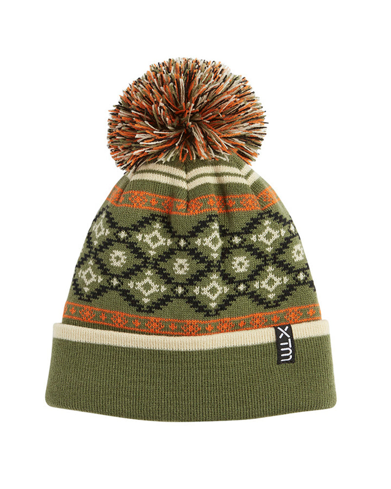 XTM Aztec Kids Beanie - Winter Moss