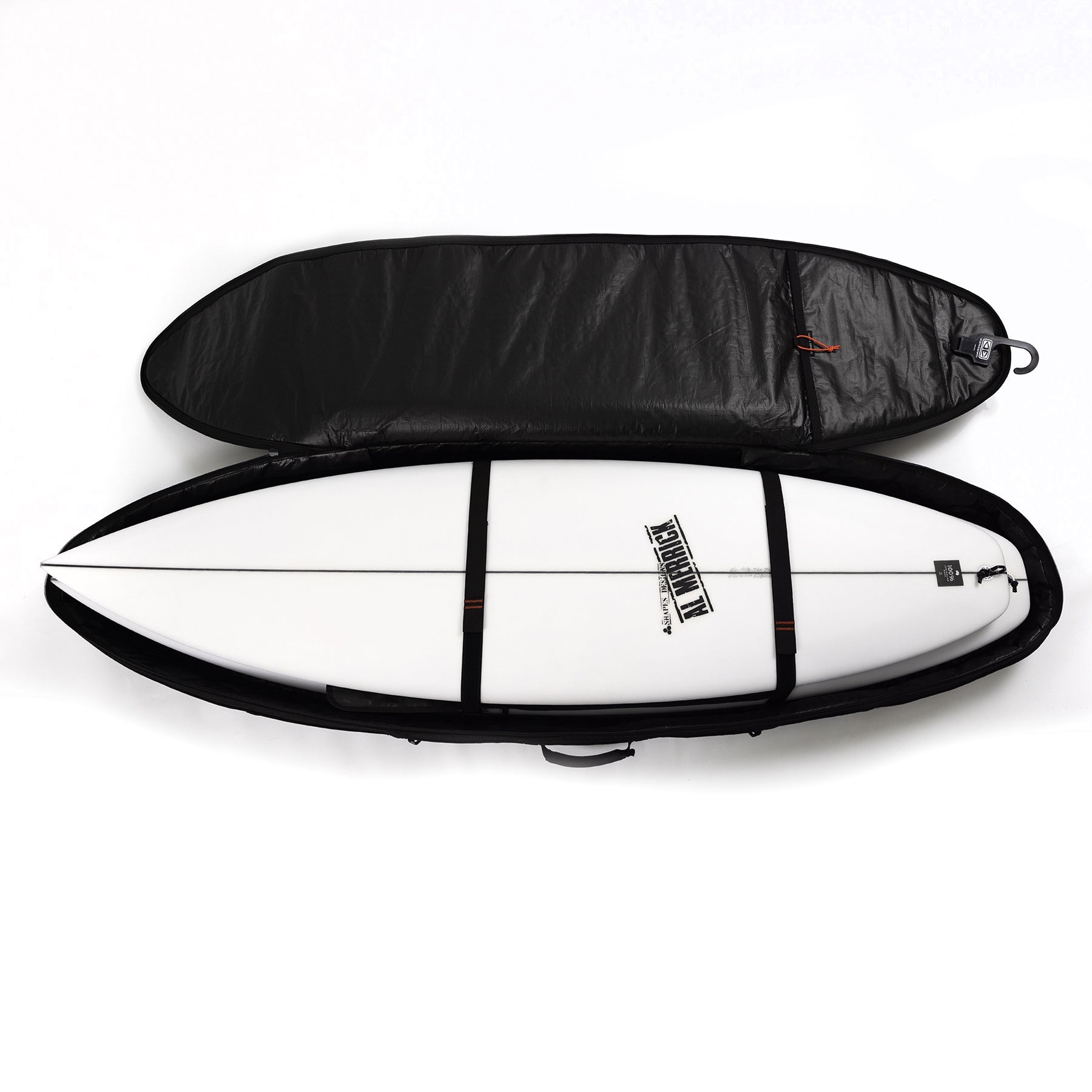 Ocean & Earth Hypa 3 Compact Shortboard Travel Cover - Black