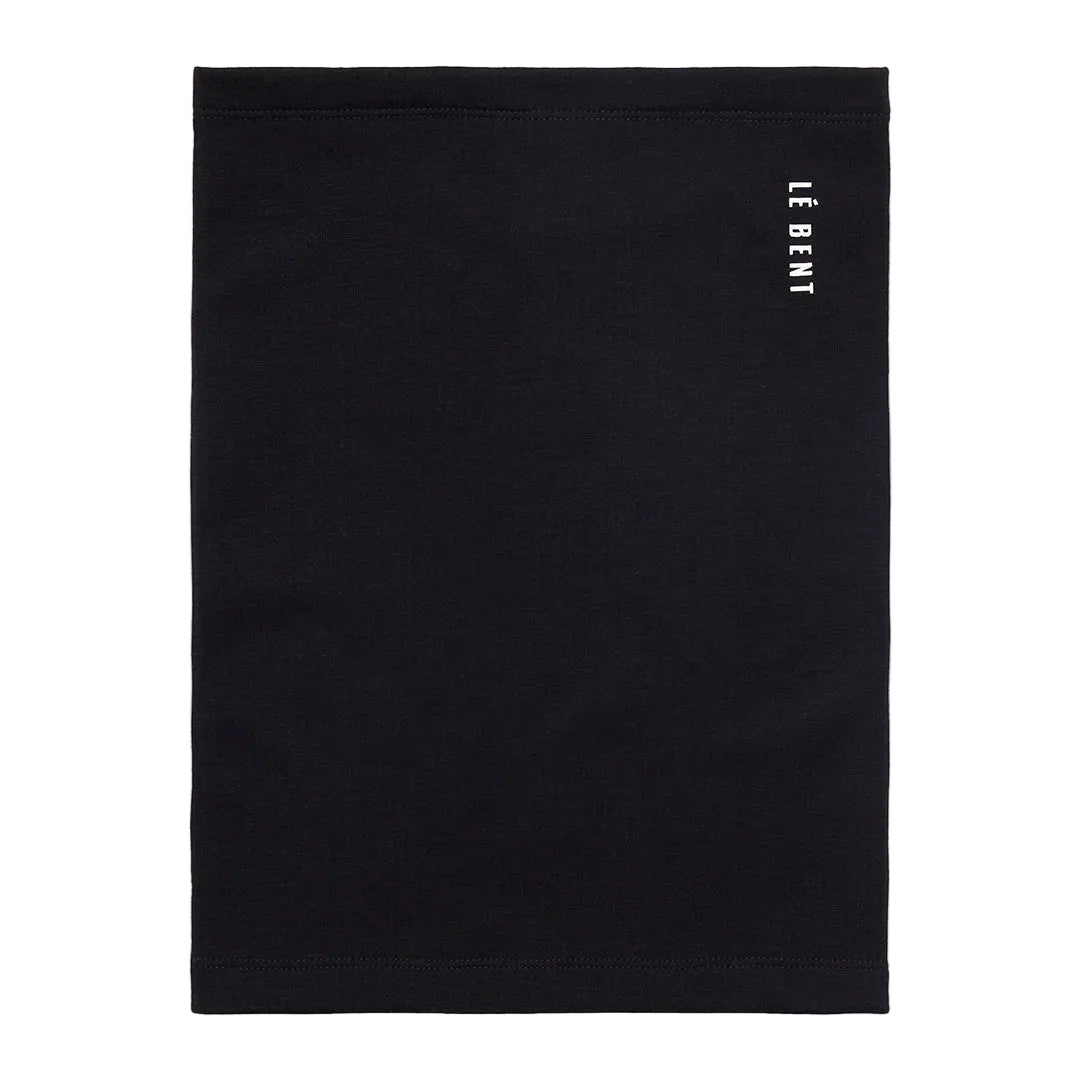 Le Bent Heavyweight Grid Fleece Neck Gaiter - Kids - Black