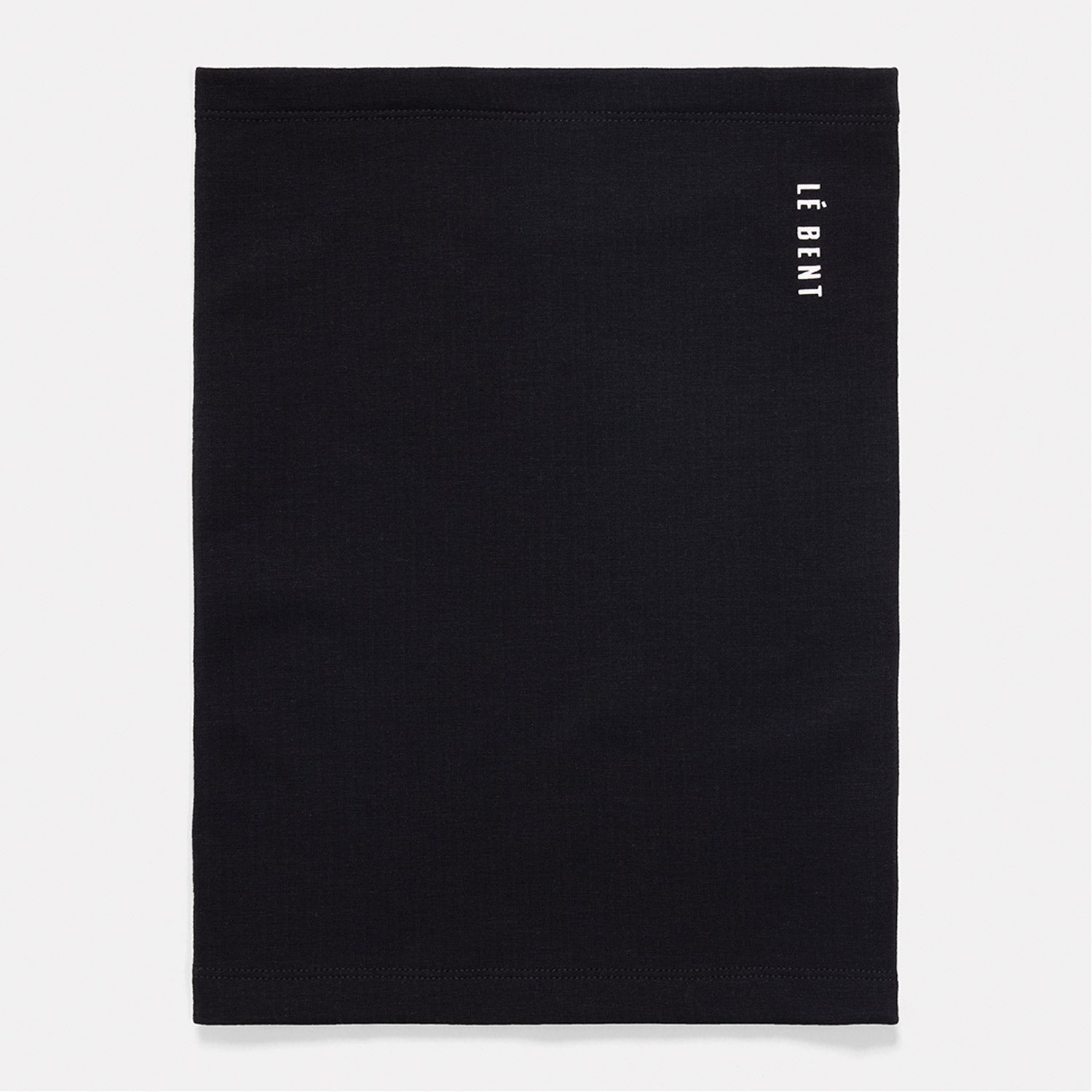 Le Bent Waffle Midweight Neck Gaiter - Black