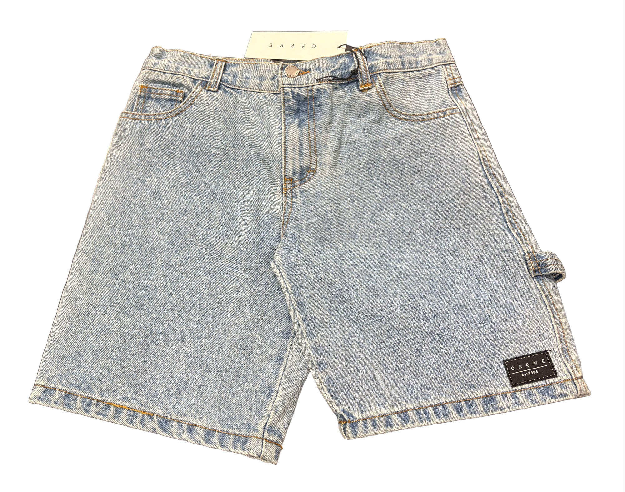 Carve Byron Boys Denim Short - Blue