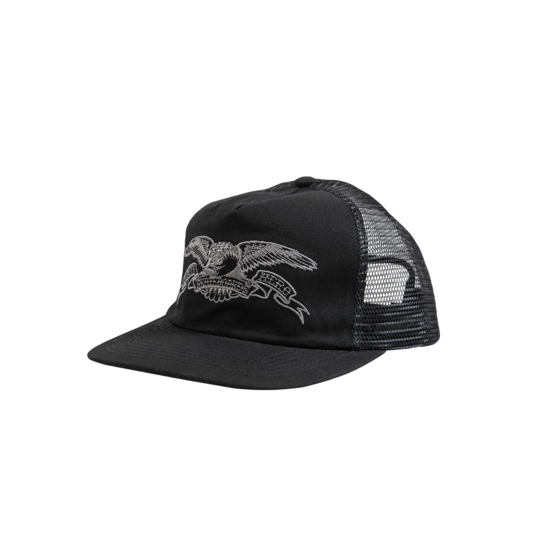Antihero Basic Eagle Trucker - Black/Charcoal