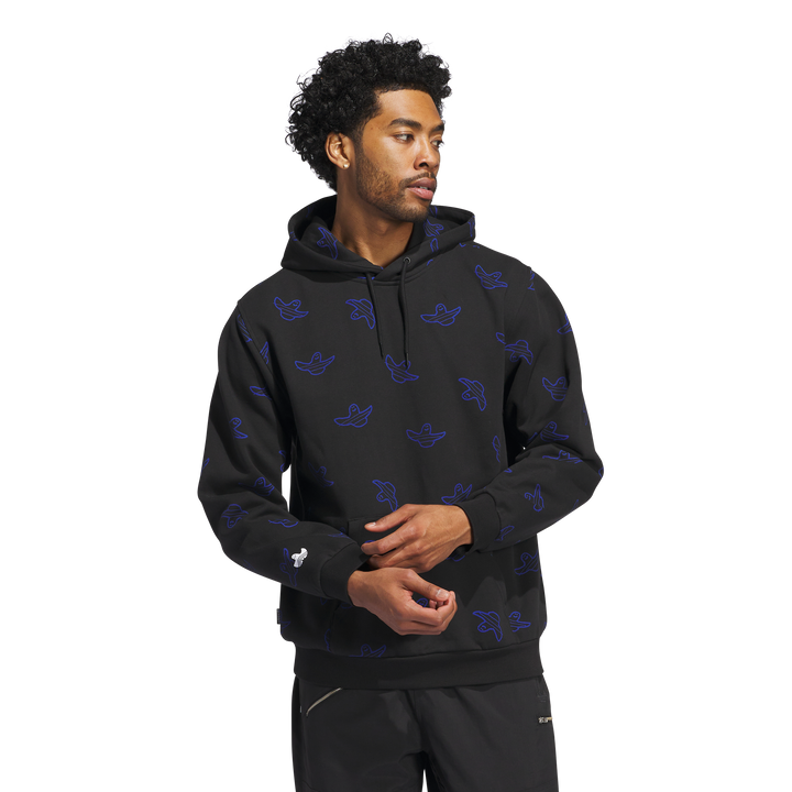 Adidas Shmoo AOP Hood - Mens Black/Royal