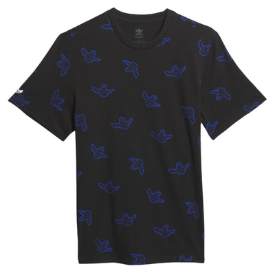 Adidas Shmoo AOP SS Tee - Black/Royal Blue