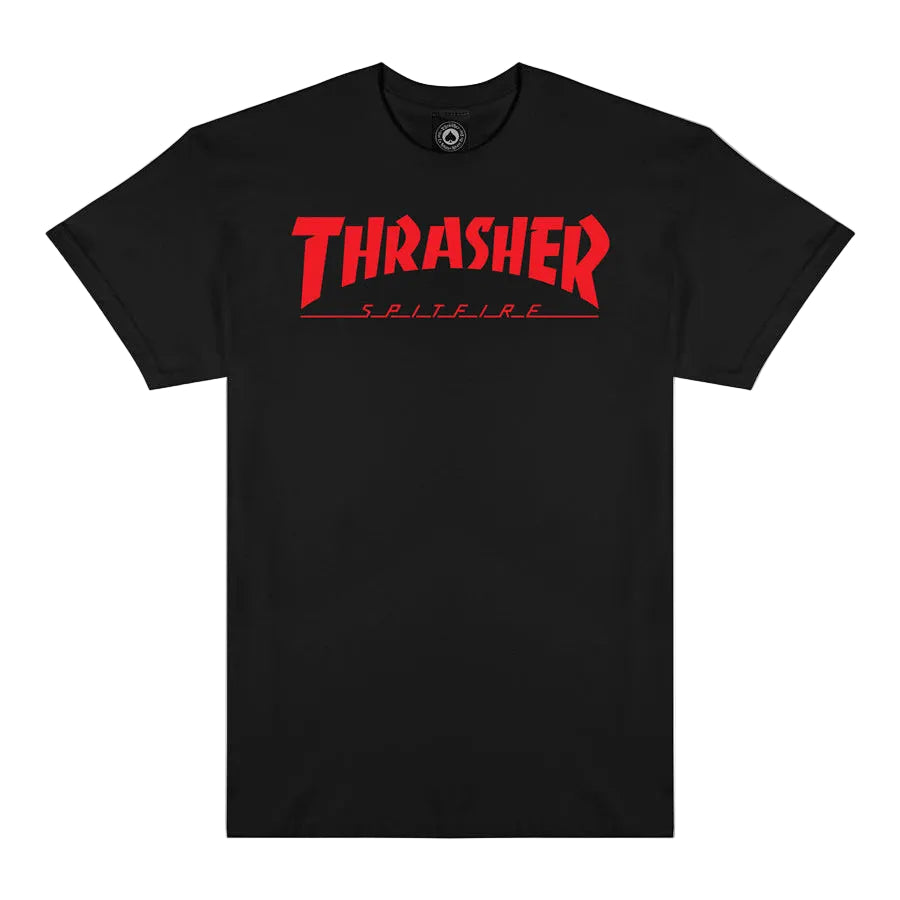 Thrasher x Spitfire Big Head Jake T-shirt - Black