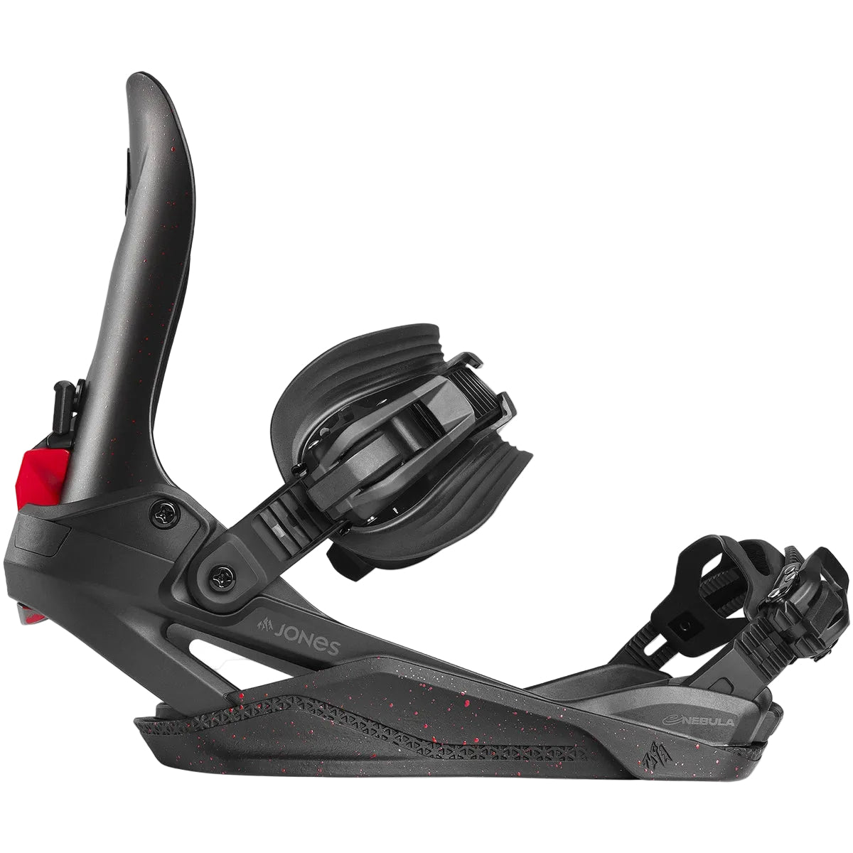 JONES Nebula FASE snowboard bindings - 2027 - Black/Red