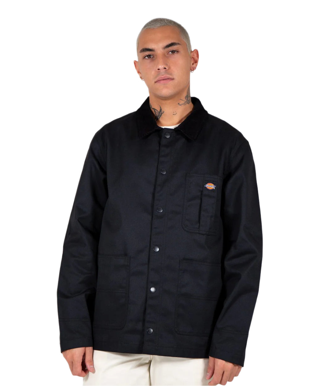 Dickies Baltimore Button Up Coat - Black