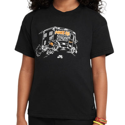 Nike Older Kids' Skate T-Shirt - Black