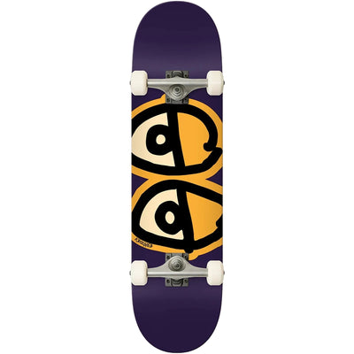 KROOKED Glow Eyes skateboard - Purple - 8.25