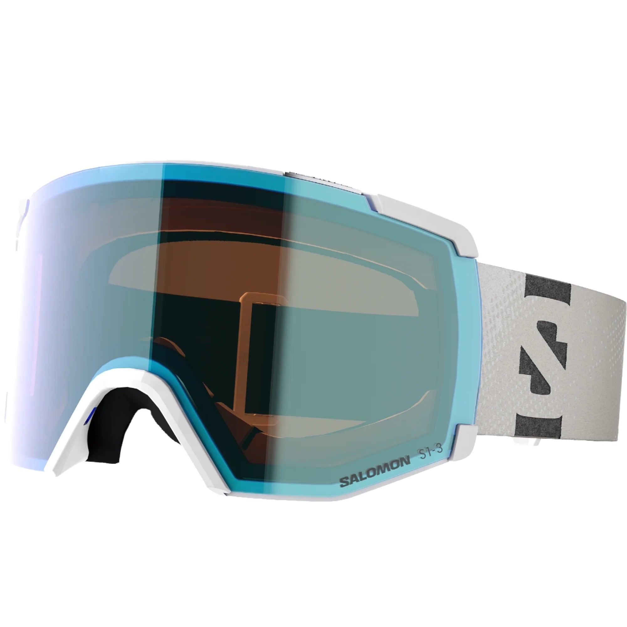SALOMON S/View 3 goggles - White w/ Photochromic Blue